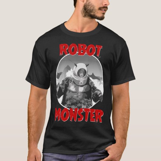 B-Movie Monsters Robot Monster Classic T-Shirt (Vorderseite)
