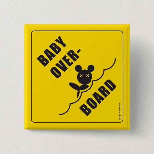 B.O.B. Teddybär Button (Vorderseite)