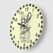 B&O-Bahn - die Modellbahn der Schnellstraße 1869, Große Wanduhr (Winkel)