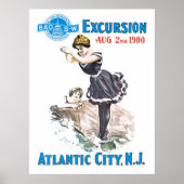 B+O Bahnreise 1900 Poster (Vorne)