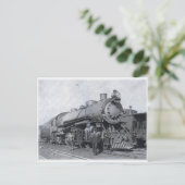 B & O Dampflokomotive 4013 Postkarte (Stehend Vorderseite)