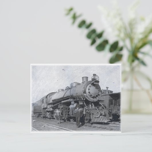 B & O Dampflokomotive 4013 Postkarte (Stehend Vorderseite)