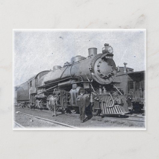 B & O Dampflokomotive 4013 Postkarte (Vorderseite)