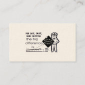 B&O Eisenbahn-D Modell-schnelle Linie 1869 Visitenkarte (Rückseite)