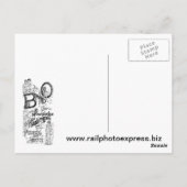 B&O Eisenbahn - die Modellbahn 1869 Postkarte (Rückseite)