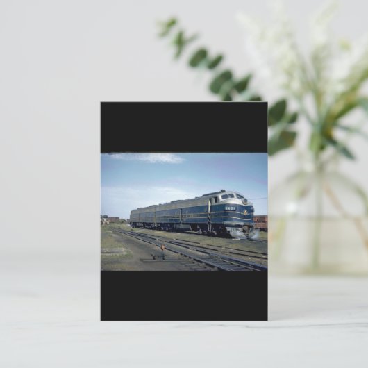 B&O EMD E-8Aw/A Set #1451_Trains Postkarte (Stehend Vorderseite)
