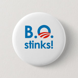 B.O. Gestank/Anti-Obama Button