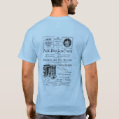 B+O-Königsblau-Linie bildet 1910 aus T-Shirt (Rückseite)