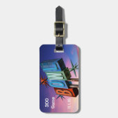 B O L Retro-Zeichen Gepäckanhänger (Vorderseite vertikal)