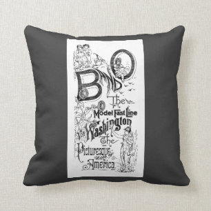 B&O Railroad - Die Modell-Schnellstrecke 1869 Kissen