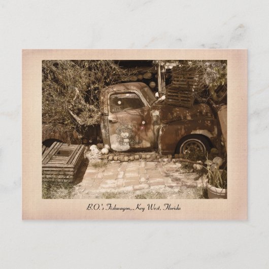 B.O.'s Fish Wagon Postkarte (Vorderseite)