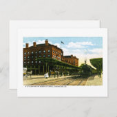 B&O Station, Cumberland, Maryland Postkarte (Vorne/Hinten)