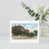 B&O Station & Queen City Hotel, Cumberland, MD Postkarte (Stehend Vorderseite)