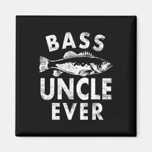 B Onkel je Fischen Geschenke Onkel Vatertag Magnet