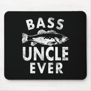 B Onkel je Fischen Geschenke Onkel Vatertag Mousepad