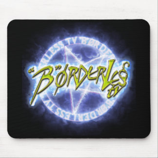 "B"ØRDERLESS TV LOGO マウスパッド MOUSEPAD