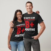 B+ Positiver Bluttyp Funny T-Shirt (Unisex)