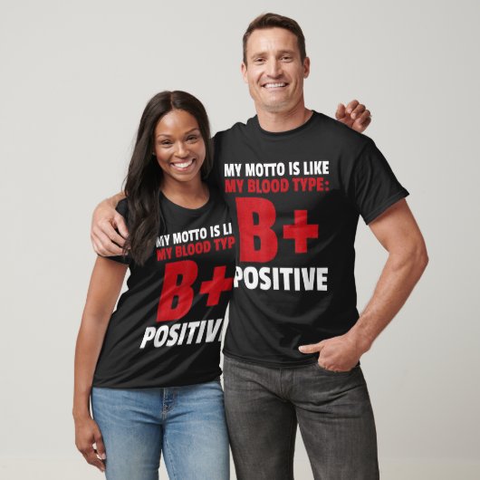B+ Positiver Bluttyp Funny T-Shirt (Unisex)