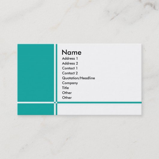 B-ProfessionalProfile-Karte Visitenkarte (Vorderseite)