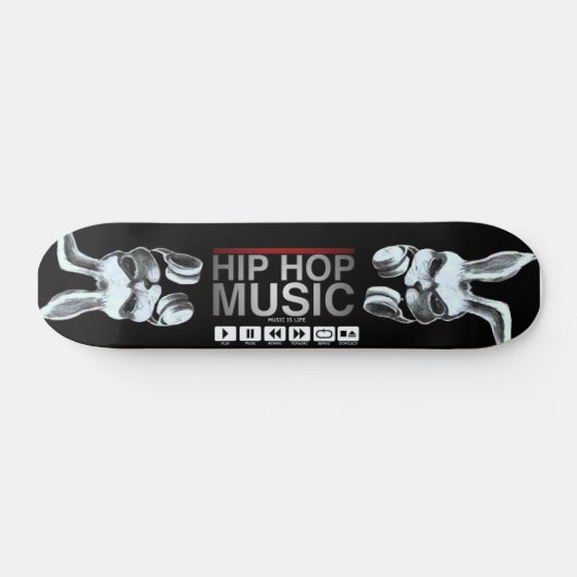 B-Rabbit Hip Hop Design Skateboard (Horizontal)