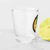 B.S. Geology Abschluss Logo (Male Graduate) Schnapsglas (Links)