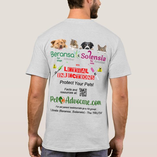 B & S sind letale Injektionen T-Shirt (Rückseite)