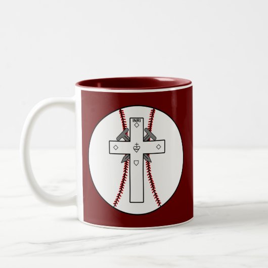 B-Saintly-Tasse Zweifarbige Tasse (Links)