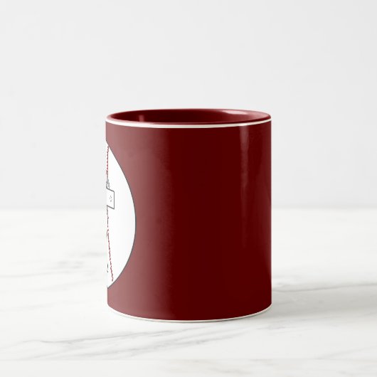 B-Saintly-Tasse Zweifarbige Tasse (Mittel)