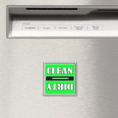 <B>Sauberes Dirty Dish Washer Magnet (In Situ (Geschirrspüler))