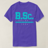 B Sc Bachelor of Science Abschluss T-Shirt (Design vorne)