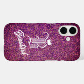 B Schöne Pink iPhone Case (Rückseite (Horizontal))