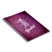 B Schönes Rosa Notizblock (Rechte Seite)