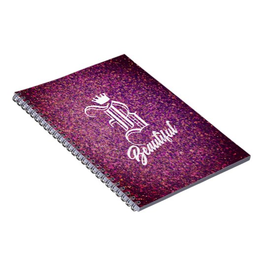 B Schönes Rosa Notizblock (Rechte Seite)