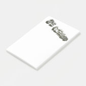 B. Schooled-Gray-White Post-it Klebezettel (angewinkelt)