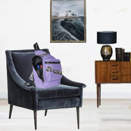 B Schooled Gray-Wht Crossbody Bag