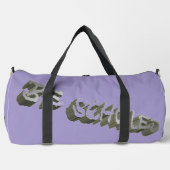 B Schooled Gray-Wht Duffle Bag (Vorderseite)