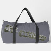 B Schooled Gray-Wht Duffle Bag (Vorderseite)