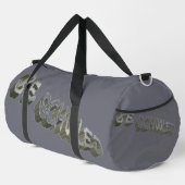 B Schooled Gray-Wht Duffle Bag (Rechte Ecke)