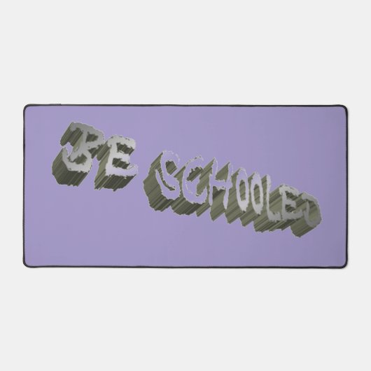 B Schooled Gray-Wht Schreibtischunterlage (Vorderseite)