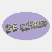 B. Schooled Gray-Wht Sticker (Vorderseite)