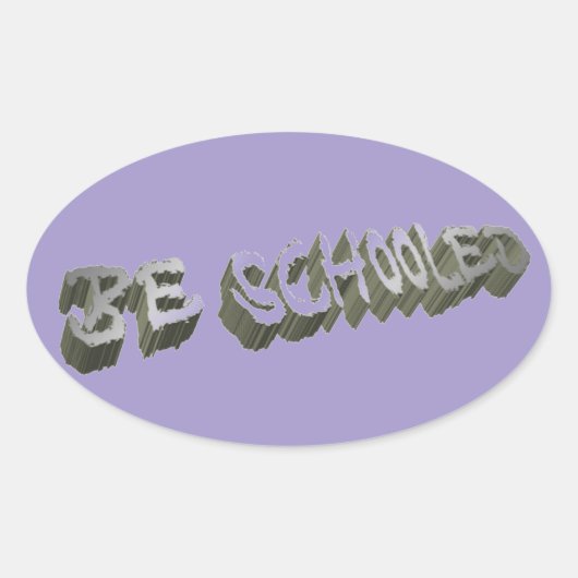 B. Schooled Gray-Wht Sticker (Vorderseite)
