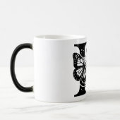 B Schwarzer Butterfly Verwandlungstasse (Links)