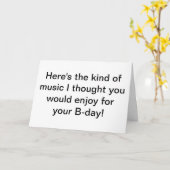 B-Schwermetalltägiges Karte (Gelbe Blume)