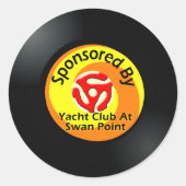 "B" Seite 5 Runder Aufkleber (Vorderseite)