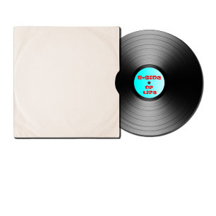 B-Seite des Lebens Vinyl-Platten T-Shirt