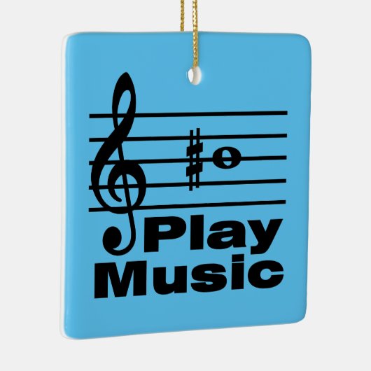 B Sharp Musical Notation Keramikornament (Rechts)