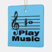 B Sharp Musical Notation Keramikornament (Links)