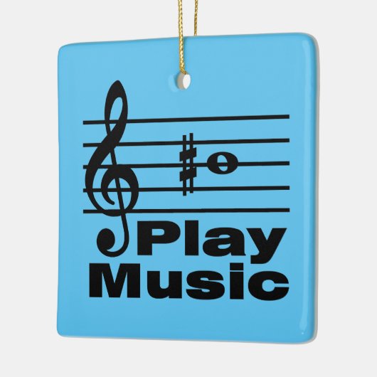 B Sharp Musical Notation Keramikornament (Links)