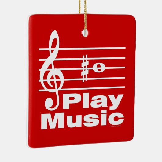 B Sharp Musical Notation Keramikornament (Rechts)