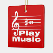 B Sharp Musical Notation Keramikornament (Links)